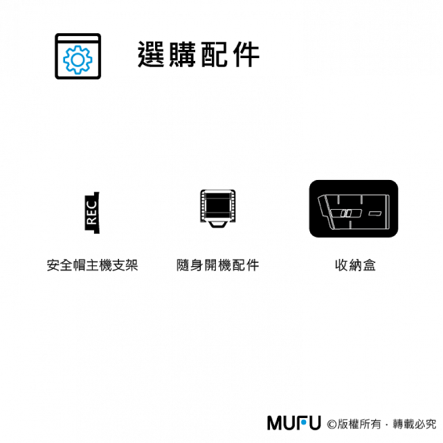 MUFU 機車行車記錄器 V20S二頭機【贈64GB記憶卡+收納盒】
